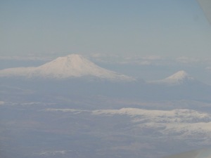 Araratas, didysis, mažasis, Armėnija, Turkija, kalnas, kalnai