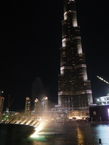 Dubai Mall, Dubajus, fontanai, Arūnas, Skersis, Burj Khalifa