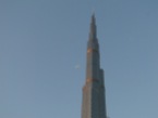 Burj Plaza, Burj Khalifa, fountains, Dubai, street, Dubajus, dangoraižis, fontanai