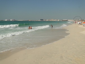 Dubai, Marina, Beach, sea, paplūdimys, Dubajuje, atostogos