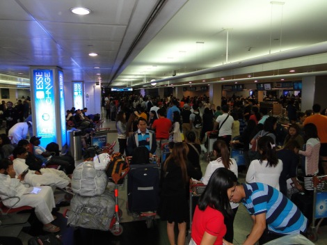 Cebu Pacific, airlines, queue, Dubai, Airport, Manila, flight, registracija, skrydis