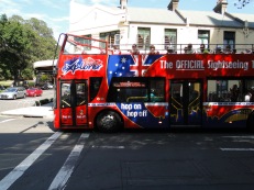 Sidnėjus, Sydney, King Cross, bus, center, centras, district, rajonas, Australija, Australia, autobusas, Hop On, Hop Off